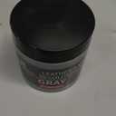 Leather Recoloring Balm,8.5oz Leather Color Restorer,Dark Gray Leather Repair kit for Furniture and Car Interior,Leather Couch Scratch Repair,Leather Dye Paint for Faded,Cracked and Damaged Leather