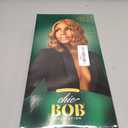 Sensationnel Chicbob Lace Frontwig - Lob Unit 2 Face Framing Glueless Wig Wide 5 Inch Deep Part Synthetic Preplucked Hairline (LIGHTASHBROWN)