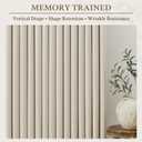 108 Inch Pinch Pleat Semi Sheer Curtains 108 Inches Long for Bedroom Living Dining Room Neutral Farmhouse Light Filtering Burlap Thick Linen Pinch Pleated Window Curtain 2 Panels Oatmeal Beige Sand