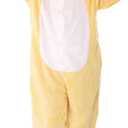 Animal Onesie Costumes for Kids Adults Cosplay Halloween for Boys Girls Womens Warm Plush One Piece (Yellow)