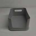 iDesign Open Front Bin | Medium Storage with Wood Lid - Gray – Interdesign
8.4x11.9x5