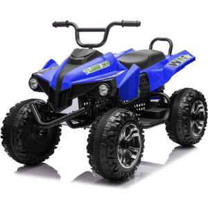 ELEMARA 24V Iron-Frame 2 Seater Ride on ATV for Big Kids
