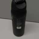 Owala FreeSip Insulated Stainless Steel Water Bottle with Straw, BPA-Free Sports Water Bottle, Great for Travel, 32 Oz, Very, Very Dark