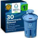 12 x Brita Elite Water Filter Replacement for Pitchers and Dispensers, BPA-Free, Reduces 99% of Lead, Lasts Six Months or 120 Gallons, Includes 1 Pitcher Replacement Filter