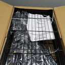 Homdox 5 Tier Wire Shelving Unit on Wheels, Adjustable Storage Racks and Shelving, Heavy Duty Rolling Metal Shelves with Side Hooks for Laundry Bathroom Kitchen Garage Pantry Organization, Black, 23.23*13.78*72.05 Inch
