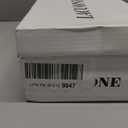 LACUONE Strappy Heels for women Block Heels Square Toe Chunky Ankle Buckle Pump Heeled Sandal SIZE 6.5 ( black )