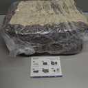 Bedsure Orthopedic Dog Beds Large Medium Sized Dog - Extra Thick Supportive Medium Dogs Bed with Waterproof Washable Cover, Comfort Pet Bed Sofa with Soft Plush Sherpa and Nonskid Bottom, Brown, 35"