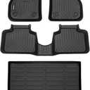 ANBINGOFloor Mats Fit for Mini Cooper Countryman F60 2017-2024(Not for Manual Transmission) All Weather Mats for Countryman TPE Car Mat Rugs for Mini Countryman Rubber Trunk Carpet for Countryman