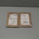 Handicrafts Home Brown & White 4x6 Picture Frame Set of 2, Handmade Resin Inlay Photo Frame for Wall & Tabletop Display, Moroccan Decorative Frame for Modern Farmhouse Boho Home Decor-Casablanca Mocha