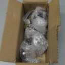 TURSTIN 8 Pieces Furniture Legs 3 Inches Round Solid Wood Furniture Feet with M8 T-Nuts Couch Legs Sofa Leg Replacement Leg for Armchair, Cabinet, Chair, Dresser or Home DIY Projects, Brown