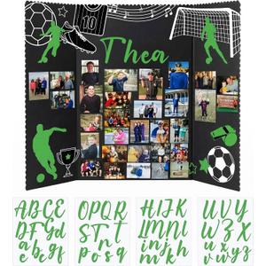 Mooliwe Soccer Senior Night 2027 48''x36" Large Trifold Poster Board