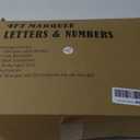 Pooqla 4 FT Light Up Marquee Letters, Giant Mosaic Letter Cool White and Warm White LED, Large Lighted Alphabet Lights for Balloons Birthday Party Anniversary Wedding Decorations, Letter R