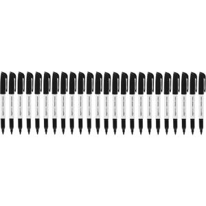 Amazon Basics Fine Tip Point Permanent Markers for Office, School, and Home Use, Black, 24 Pack