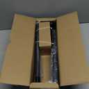 Black Curtain Rods for Windows 72 to 144 Inches Adjustable Length Heavy Duty 7/8" Diameter Window Curtain Rod with Decorative Finials for Outdoor Farmhouse Bedroom Kitchen Living Room (36"-150"|1 Pack)