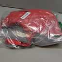 Lelepet Warm Dog Coat - Reflective Waterproof Fleece Vest with Adjustable Buckle Hook & Loop, Windproof Winter Jacket Dog Coats for Small Medium Large Dogs, Red, L