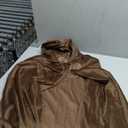 GRAJTCIN Renaissance Hooded Cape Velvet Cloak Victorian Capelet Medieval Hobbit Halloween Costume