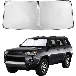 EcoNour Windshield Sunshade for Toyota 4Runner 2010-2023 2024 2025 2026, SR5, Trail, TRD (Off-Road, Premium, Pro) Limited, Front Window Sun Shade Cover, UV Heat Blocker & Protector, Car Accessories