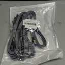 BUSOHE Cat 8 Ethernet Cable 6 FT 10 Pack, Nylon Braided High Speed Heavy Duty Network LAN Patch Cord, 40Gbps 2000Mhz SFTP Shielded RJ45 Flat Internet Cable for TV/PC/Router, in Wall, Indoor, Outdoor