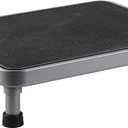 Heavy-Duty One Step Stool with Carry Handle – 4.1" Low Foot Stool, Non-Slip Rubber Platform, 500lb Capacity – Portable Safety Step Stools for Adults, Seniors, Bathroom, Bed, SUV, 17"x13"