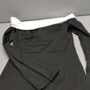 BARASA Off-Shoulder Dress for Women Long Bell Sleeve Cold Shoulder Cocktail Party Evening Wear Bodycon Pencil Dresses (X-Large, Black)