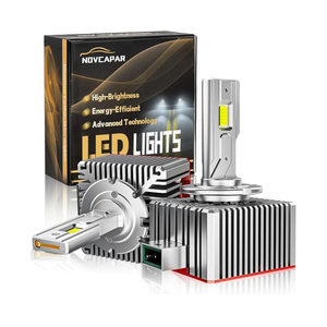 D3S D3R LED Bulb,24000LM +600% Brightness,6500K Cool White,Plug and Play,D3S LED Bulbs Canbus Error Free,Fog Light Bulbs,Pack of 2