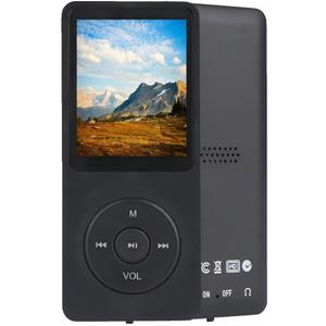 MP3 Player - Music Player with Bluetooth 5.2 HiFi Sound Shuffle Single Loop FM Radio Built-in HD Speaker Voice Recorder Mini Design Ideal for Sport Supports up to 128GB TF Card-BY3