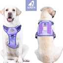 AUROTH Tactical Dog Harness for Large Dogs No Pull Adjustable Pet Harness Reflective K9 Working Training Easy Control Pet Vest Military Service Dog Harnesses Very Peri M