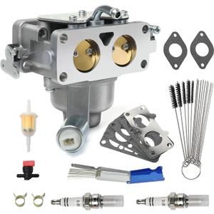 796227 Carburetor Compatible with BS V-Twin Engine, Carb Replacement with Gasket for Lawn Mower Fits 407777 40N877 40R877 445677 445877 44L777 44M777 44P777 44R677 Tractor Motor