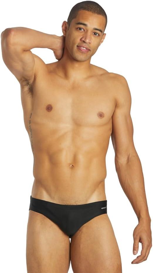 Sporti Solid Swim Euro Brief Swimsuit 34
