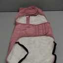 iBuddy Dog Winter Coat for Large Dogs, Easy on Dog Snow Coat Velcro Waterproof Pet Puffer Jacket with Harness Hole Adjustable Reflective Quilted Pet Cold Weather Vest Wind-Poof for Pitbull Boy Girl, L