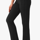G Gradual Women's Yoga Pants 4 Pockets High Waist Dress Pants Tall Bootcut Work Pants Color: Black, Size Large