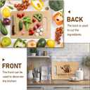 Granny's Bamboo Cutting Board Gifts, Kitchen Gifts For Granny's, Home Kitchen Decor, Bamboo Cutting Board With Warm Words, Mother's Day Birthday Gifts For Granny From Grandson Granddaughter -A37