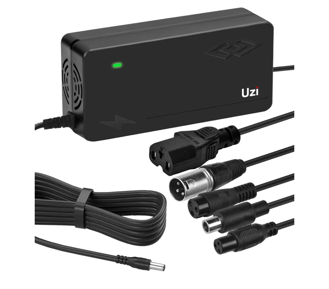 54.6V 3Amp Charger (Configured with 6 Adapter Outputs in Different Modes) for Fast and Safe Charging of 48V Lithium-ion Battery ï¼ŒE-Bikes/Electric Scooter and Electric Bicycle