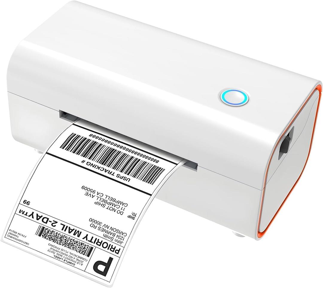 USB Shipping Label Printer, 4x6 Thermal Printer, Compatible with iPhone, Android, Windows, Mac, Amazon, UPS, USPS, FedEx, Shopify (M4202)