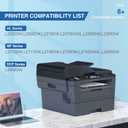 TN760 Toner Cartridge Compatible Replacement for Brother TN760 TN-760 TN730 TN-730 for MFC-L2690DW MFC-L2710DW MFC-L2750DW HL-L2370DW HL-L2395DW DCP-L2550DW HL-L2350DW Printer Toner Cartridges(4 Pack)