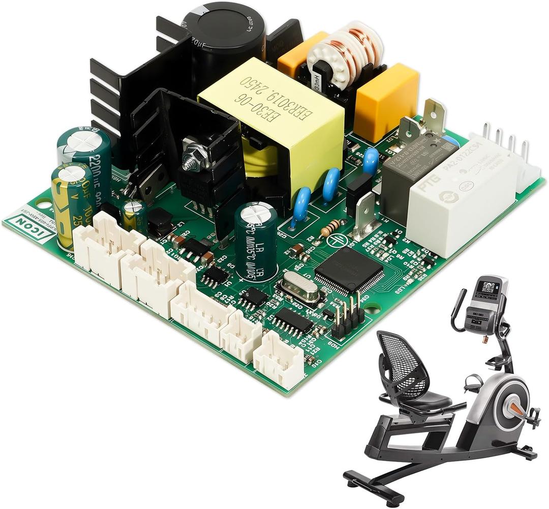 412766 Lower Motor Control Board Controller Compatible with NordicTrack Icon Stationary Bikes LCD FS7I FS9I FS10I FS14I S10I S15I S22I Replacement Part for Exercise Bike