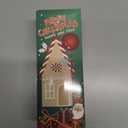 1/12 Scale Dollhouse Christmas Decorations 8inch Pre-Decorated Mini Desktop Christmas Tree, Miniature Wreath, Hats & Scarves Perfect Holiday Accessories for Dollhouse Decor