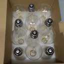 12-Pack Vintage LED Edison Bulbs 100W Equivalent 1400LM High Brightness 8W ST58 LED Filament Light Bulbs 3000K Warm White E26 Medium Base CRI90+ Antique Clear Glass for Home Dinning Room, Non-dimmable