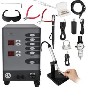 Welder for Permanent Jewelry - 110v Permanent Jewelry Welder,Permanent Jewelry Kit Welder,100a Pulse Arc Welder Permanent Jewelry