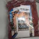 10 x 10 Feet Rust Backdrop Curtain for Partie, Background Curtains for Photoshoot, Birthday, Wedding, Halloween, Thanksgiving, Christmas Day, New Year Party Decorations 5Ft x 10Ft, 2 Panels