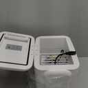 CROWNFUL Mini Fridge, 4 Liter/6 Can Portable Cooler and Warmer Personal Refrigerator for Skin Care, Cosmetics, Beverage, Food,Great for Bedroom, Office, Car, Dorm, ETL Listed (White)