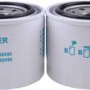 IEQFUE 2PCS HH164-32430 Engine Oil Filter Compatible with Kubota L2050 L2501 L3301 L3400 L3710 L3750 L3901 L4240 M4700 M4900 M5700 M5140 MX4700 RTV1100