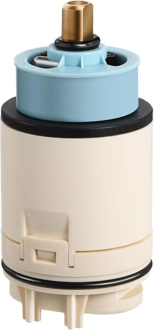 Dreyoo 1 Pack Single Function Pressure Balance Cartridge Replacement for RP70538, Shower Cartridge Compatible with Peerless and Delta Single Handle Tub/Showers Faucet (Check Valve Not Included)