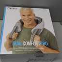 Homedics Pro Therapy Vibration Neck Massager with Soothing Heat, Portable Pain Relief Massage for Stiff Neck Muscles, Soothing Heat for Tension and Stress Release, Customizable Speeds