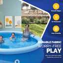 DIMAR GARDEN 12ft x 36in Inflatable Swimming Pool, Outdoor Above Ground Blow Up Pools