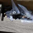 V-Frame Driftwood finished Desk 30"H x 44.1"W x 17.7"D