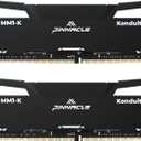 Timetec Pinnacle Konduit 16GB KIT(2x8GB) DDR4 3200MHz PC4-25600 CL16-18-18-38 XMP2.0 Overclocking 1.35V Compatible for AMD and Intel Desktop Gaming PC Memory Module RAM - Black
