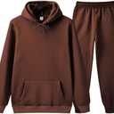 CHAIRAY Women's Hoodie Tracksuit Sweatsuits for Mens Set 2 Piece Hooded Sweatshirts and Sweatpant Sets Jogger Sweatsuit medium