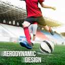 Western Star Soccer Ball Helix- Size 3 4 5 - Official Match Grade Soccer Balls - Attractive and Durable Design (Gaea)