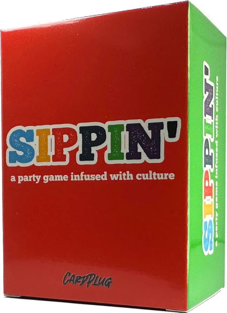 Sippin' : Vibrant and Culturally-Infused African-American Drinking Games for Adults Party  Perfect for Party Fun at All Gatherings  The Ultimate Card-Based Drinking Game Adults for The Culture